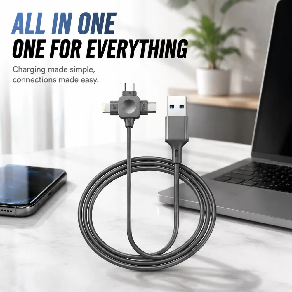 Multifunctional 3 In 1 Mobile Repair Data Cable USB Test Line Support Lightning Type-C Micro USB Cellphone Debug Flashing