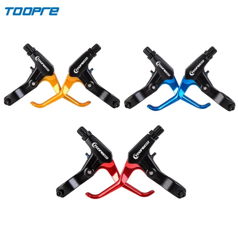 

TOOPRE Bicycle Brake Color Handlebar Grips 1 Pair FR5 Ultra-light Aluminum Mountain Bike Brake Levers Kids Brake Levers