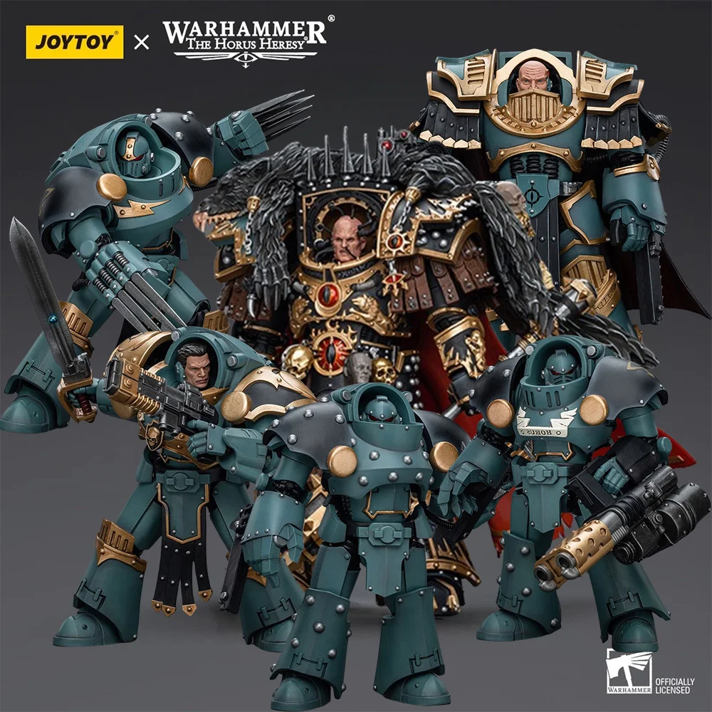 

JOYTOY Warhammer "The Horus Heresy" Sons Of Horus Tartaros Terminator Squad Warmaster Horus Action Figures Doll Collection Gift