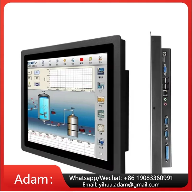 

IP65 All In One Touch Screen Fanless 12.1Inch Industrial Panel PC Android/Wins 10/11 I5/i7 Panel Pc Capacitive Touch Computer