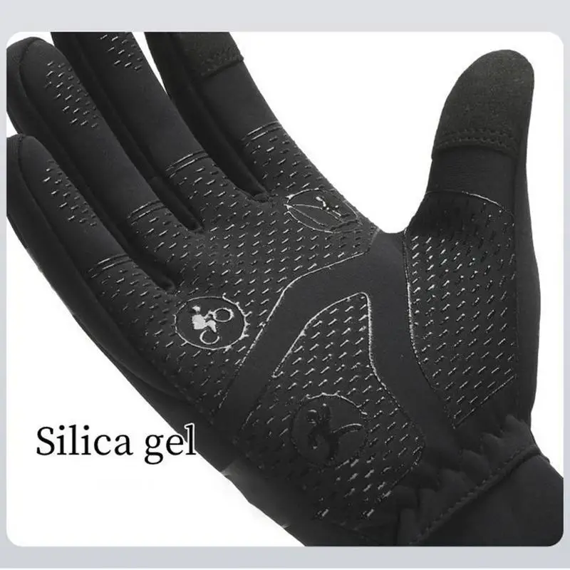 ถุงมือสกี Non-SLIP WARM Windproof ถุงมือความร้อนกันน้ําสโนว์บอร์ดถุงมือหน้าจอสัมผัสถุงมือหิมะสําหรับผู้หญิงผู้ชายกลางแจ้ง