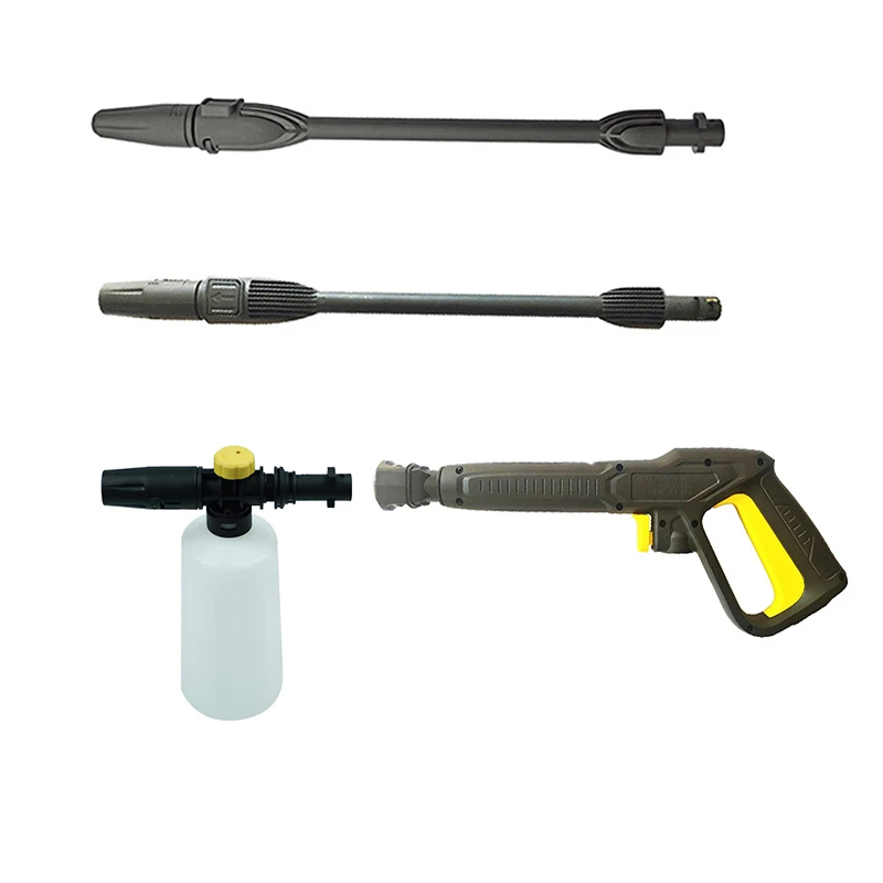 Adjustable 5/10M Jet Hose 47CM Rotating Turb High-Pressure Power Washer Spray Nozzle Snow Foam Lance For Car Cleaning Tools
