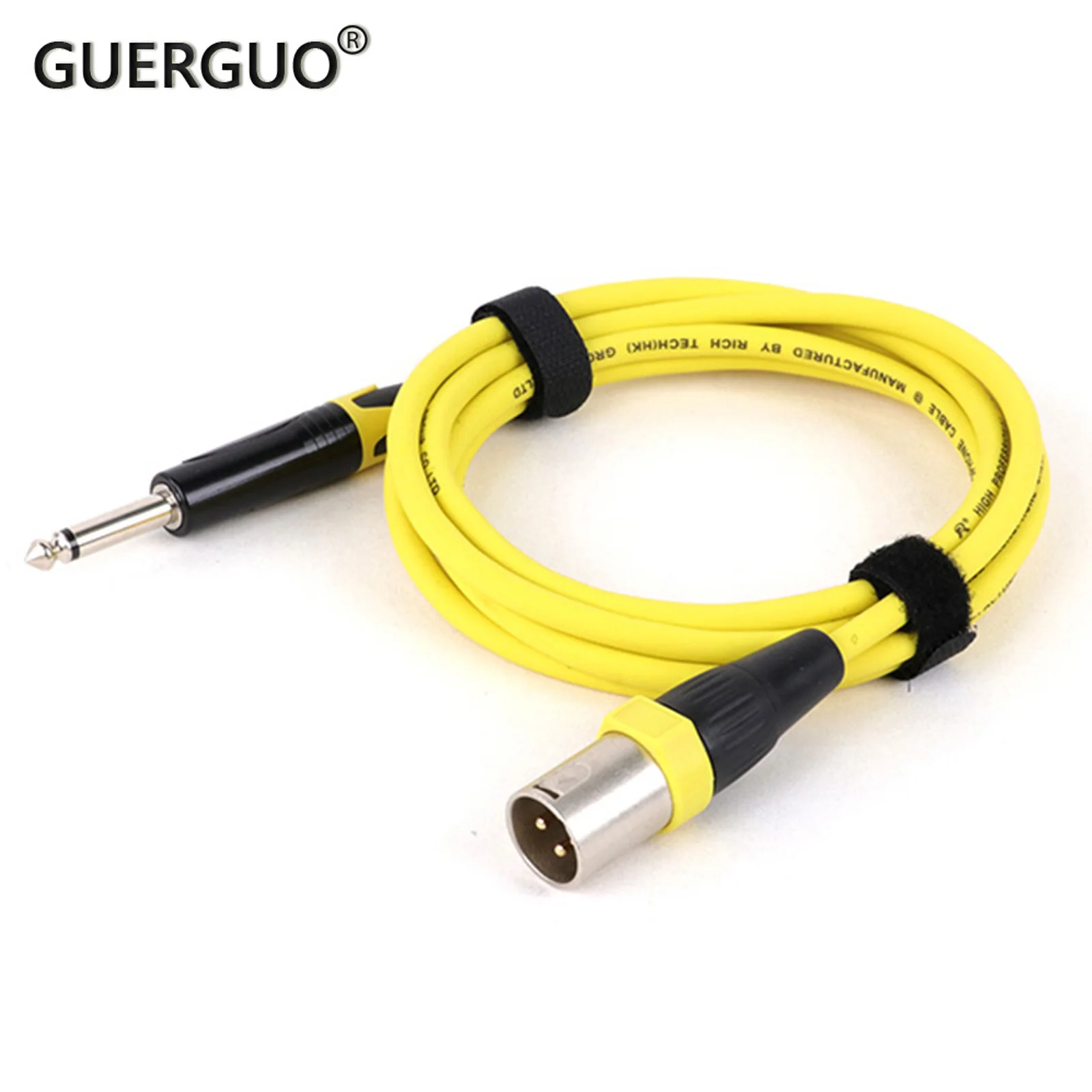 

Colorful 0.3M-15M 6.35mm Mono Male Jack to Male/Female 3Pin XLR OFC Audio Braided Shielded For Microphone Mixers Amplifier