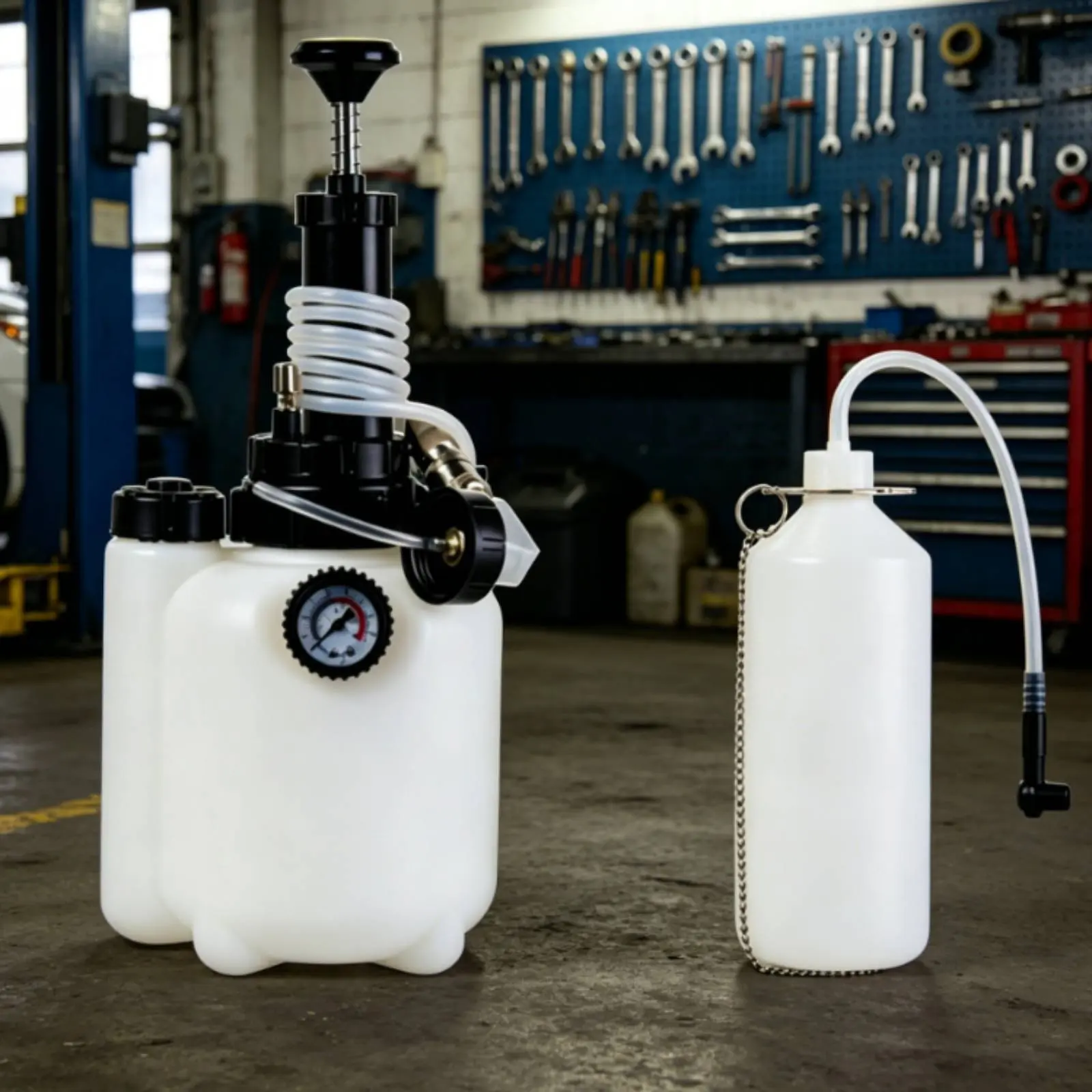 3L Brake Fluid Bleeder Easy to Use Car Brake Fluid Exchange Machine PP Plastic Universal Fit for Mechanics