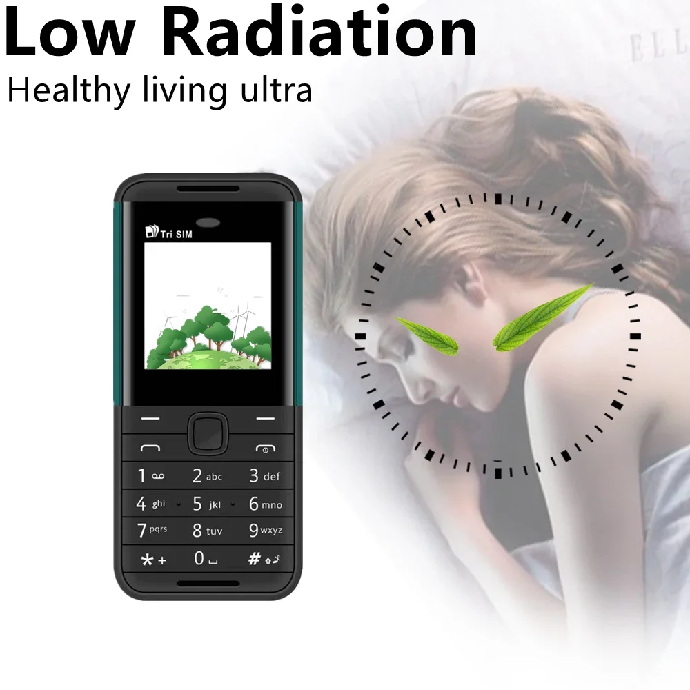 SERVO Mini Button Mobile Phone 3 SIM 3 Standby Bluetooth Dial Speed Dial Magic Voice FM Radio Low Radiation Pocket Feature Phone