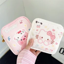 Sanrio Hello Kitty portamonete simpatico cartone animato Loopy moda portatile auricolare Bluetooth cavo di ricarica sacchetto di immagazzinaggio regali di festa