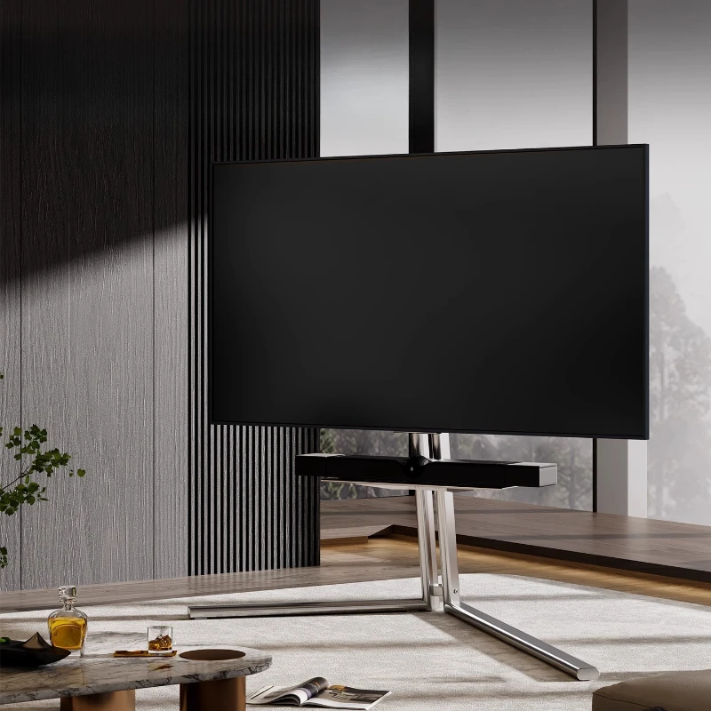 

TV cart, simple art cart, movable floor bracket, suitable for 40-75 inches