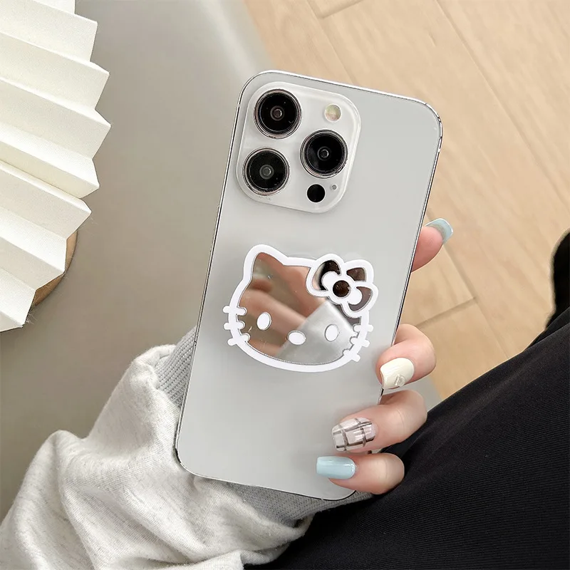 Sanrio Hello Kitty Phone Holder Finger Ring Buckle Cute Anime Cartoon Portable Scalable Fashion Phone Back Sticker Holiday Gifts