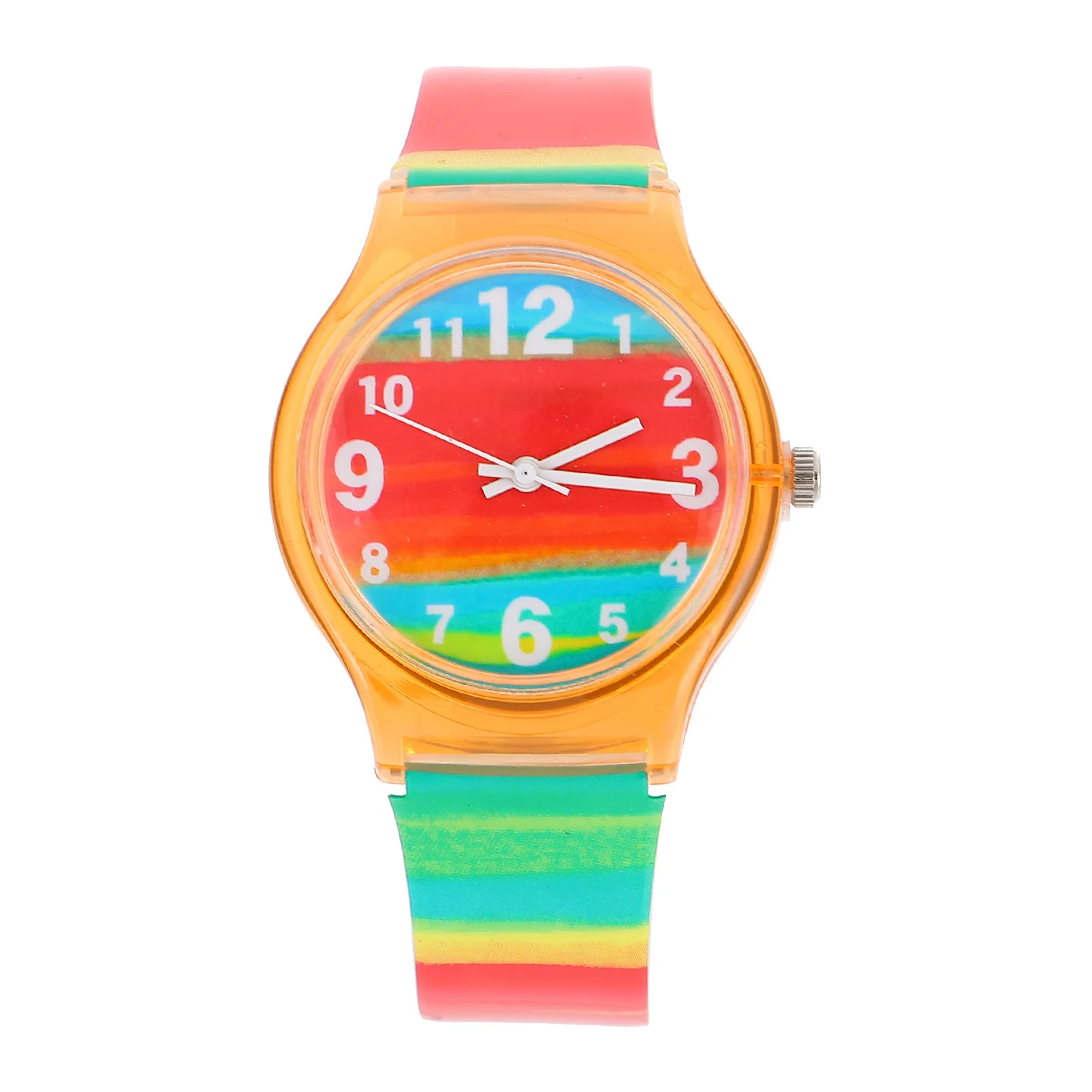 ساعة أنيقة للطلاب بحركة كوارتز، مواد متينة، إبزيم سهل، ملابس مريحة، ساعة هدية لحفلات المدارس للطلاب
