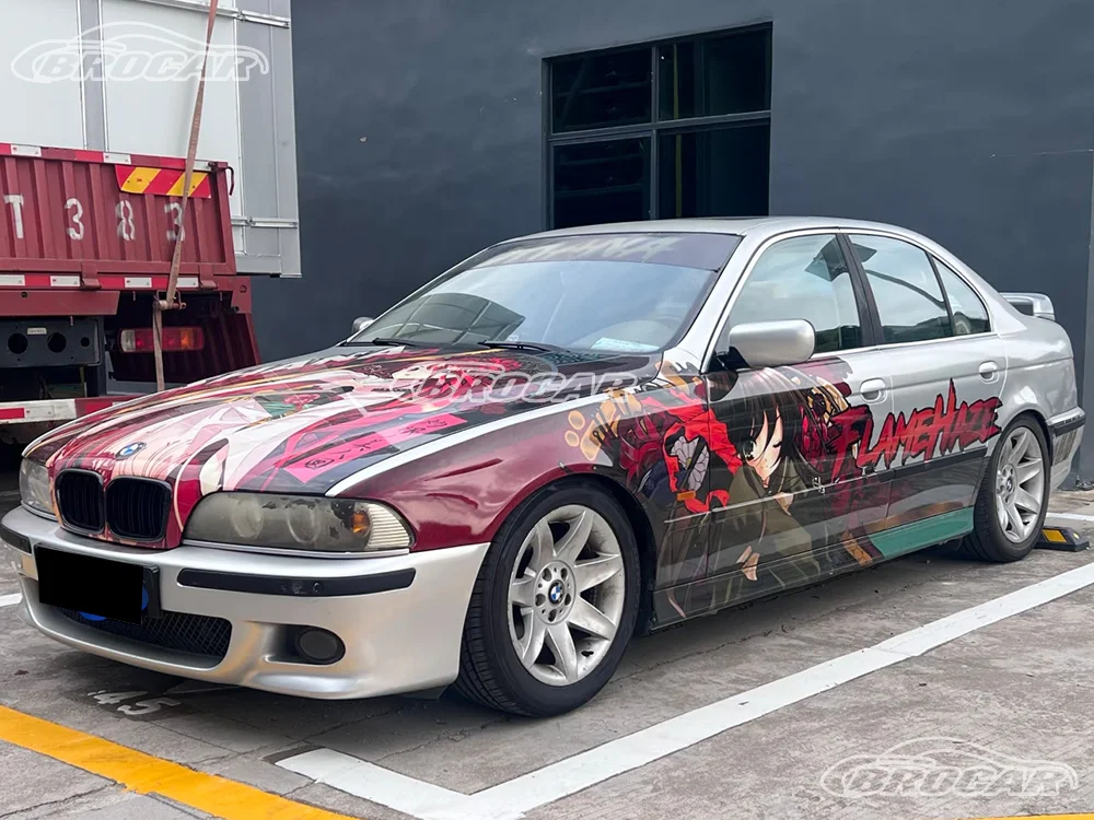 Für 1995-2003 BMW 5er E39 M5 GEN 4 Werksdesign Hochwertiger ABS-Kunststoff Carbon-Faser Spoiler Kofferraumflügel Heckspoiler