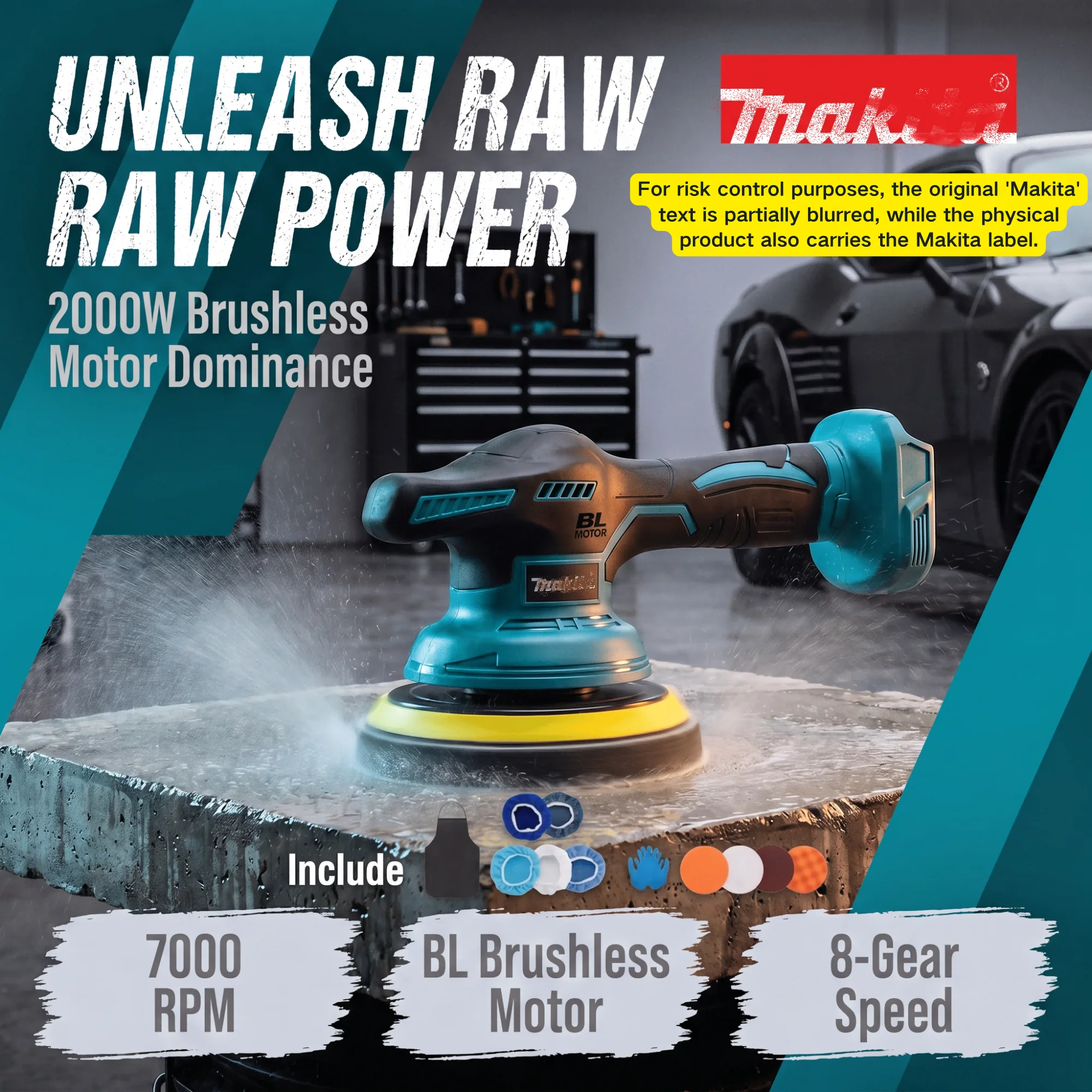 makita-150mm-cordless-rechargeable-buffer-polisher-portable-polishing-machine-6gears-metal-waxing-for-makita-18v-battery
