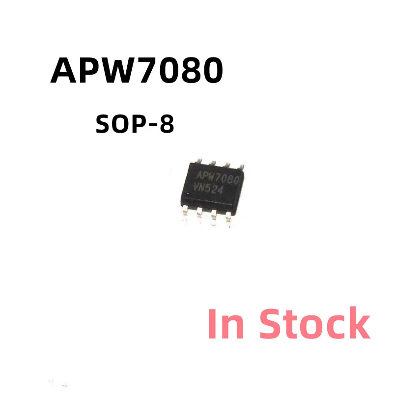 10PCS/LOT APW7080  APW7080KAI-TRG SOP-8 LCD commonly used power chip In Stock