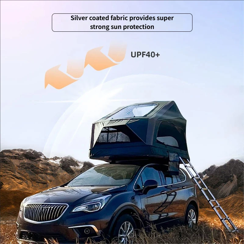 Four Season Double Layer Breathable UV Resistant Roof Tent Quick Setup Cost Effective Overlanding Shelter