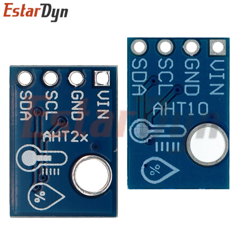 AHT10 AHT20 AHT21 High Precision Digital Temperature Humidity Sensor Measurement Module I2C Communication Replace DHT11 SHT20