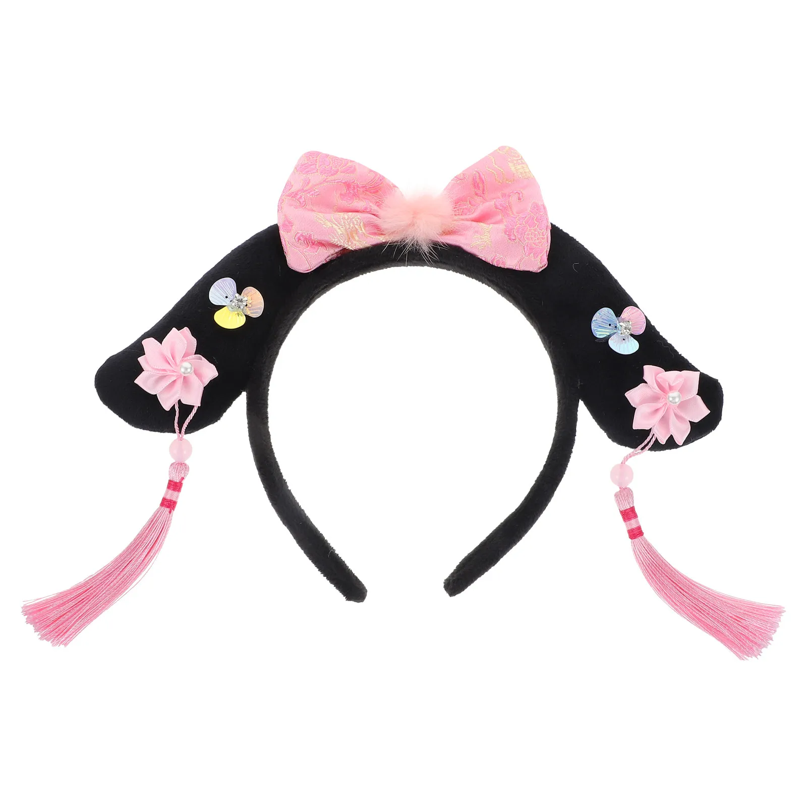 

Royal Chinese Style Hair Hoop Elegant Hairband Women Retro Design for Party Ceremony Festival Hair Accessories