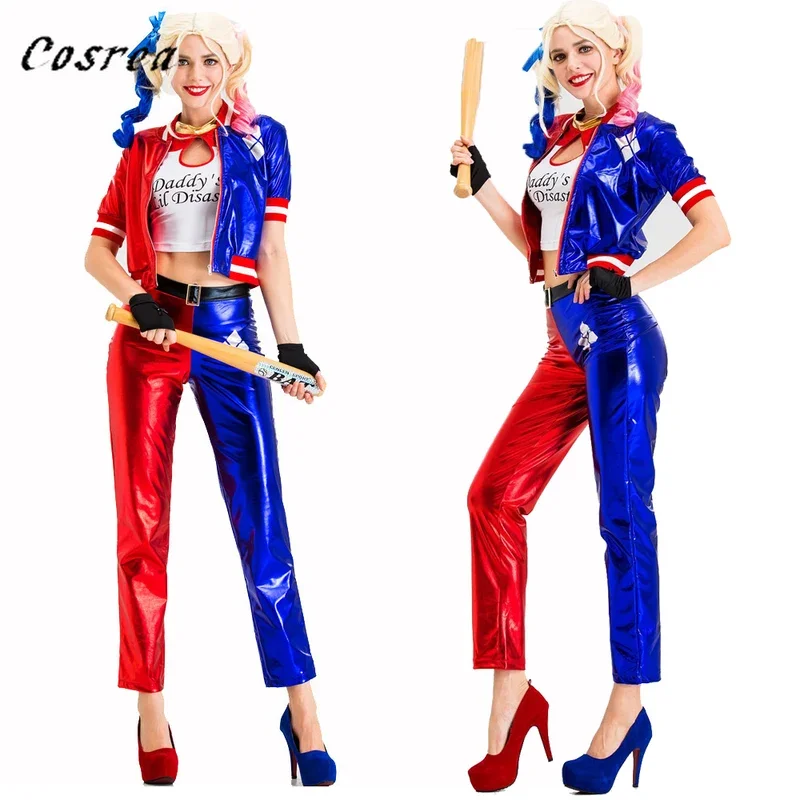 Film Joker Jacket Cosplay costume T-shirt women and girls suit Halloween