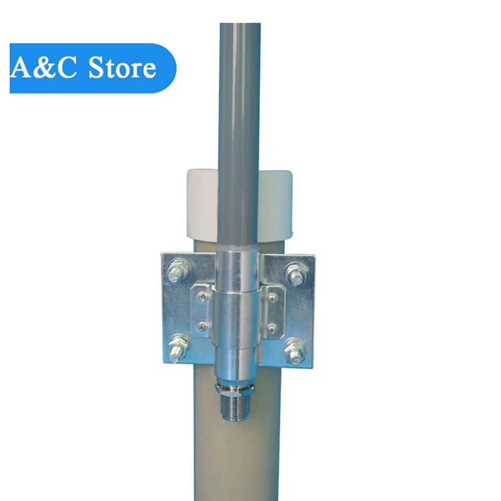 Outdoor Rooftop UHF RFID Relay with Omnidirectional Glass Fiber Antenna,868,915MHz,10dBi,10m Cable