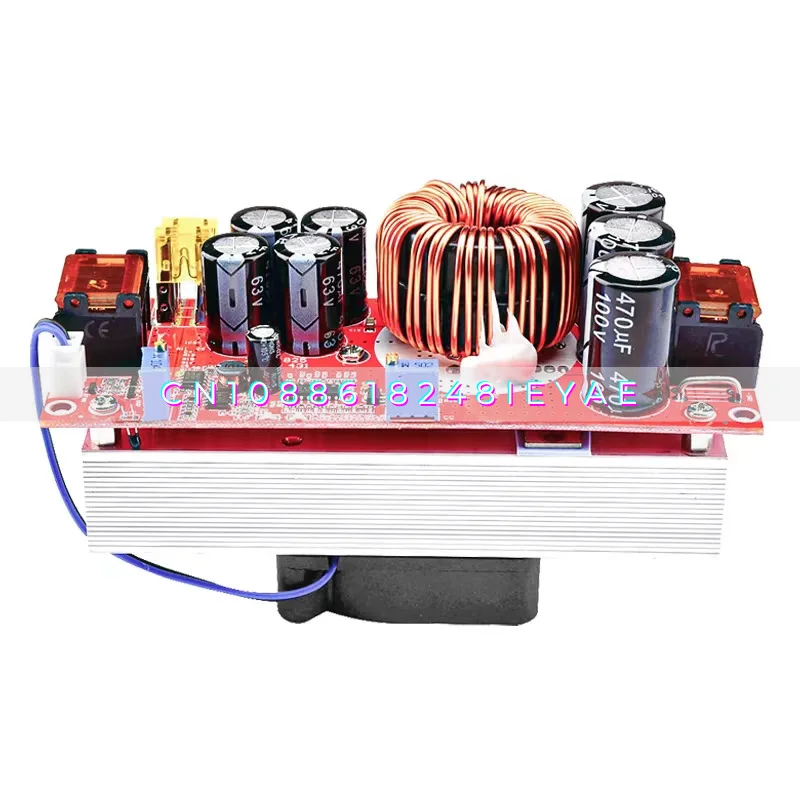 1500W Upgrade 1800W DC-DC Boost Constant Voltage Constant Current Adjustable Power Supply Module 12-60V Liter 12-90V