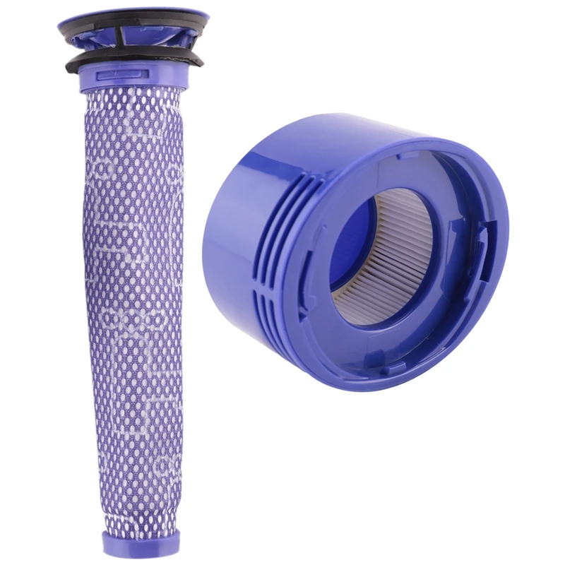 Предварительный фильтр AC66 + комплект постфильтров HEPA для беспроводного пылесоса Dyson V7, V8, сменный предварительный фильтр и постфильтр