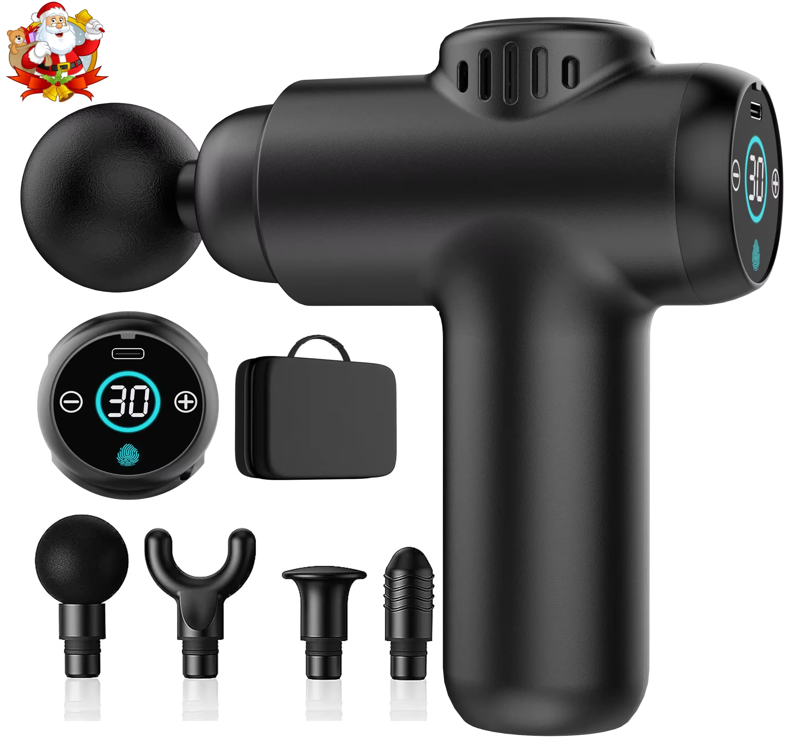 

Smart Library Super Pocket Portable Mini Fascia Massage Gun For Body And Head Hot Selling Product For Gym/Office Travel Househol