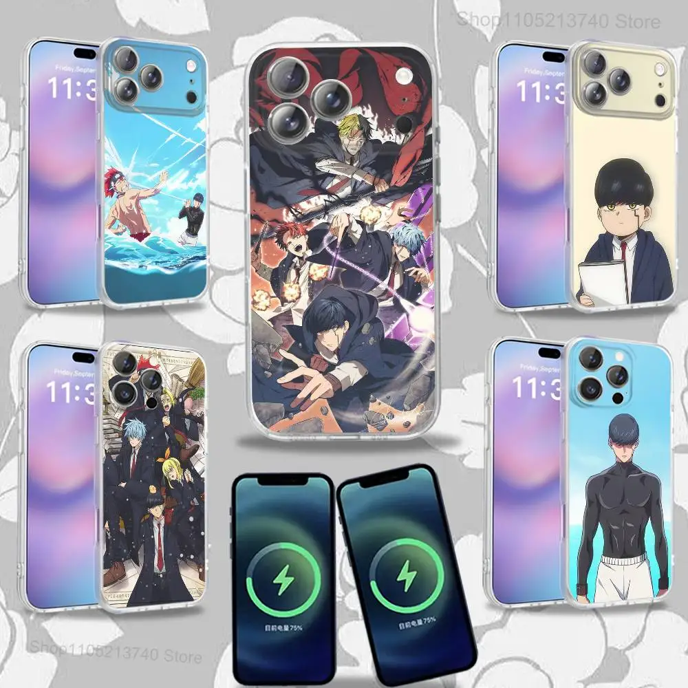 

MashleA MagicB and MusclesC Phone Case For iPhone 16,14,11,17,13,15,12,Air,Plus,Pro,Max,E,Mini Frosted for MagSafe Magnetic