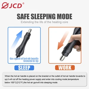 JCD-750W Schweißstation, 2 in 1, Hot Air Gun, Dual Digital Display LCD, SMD Electric Löten Eisen, 8586d Lötmittel-Nacharbeit Station 12 Hauptverkaufslot 750W - №8
