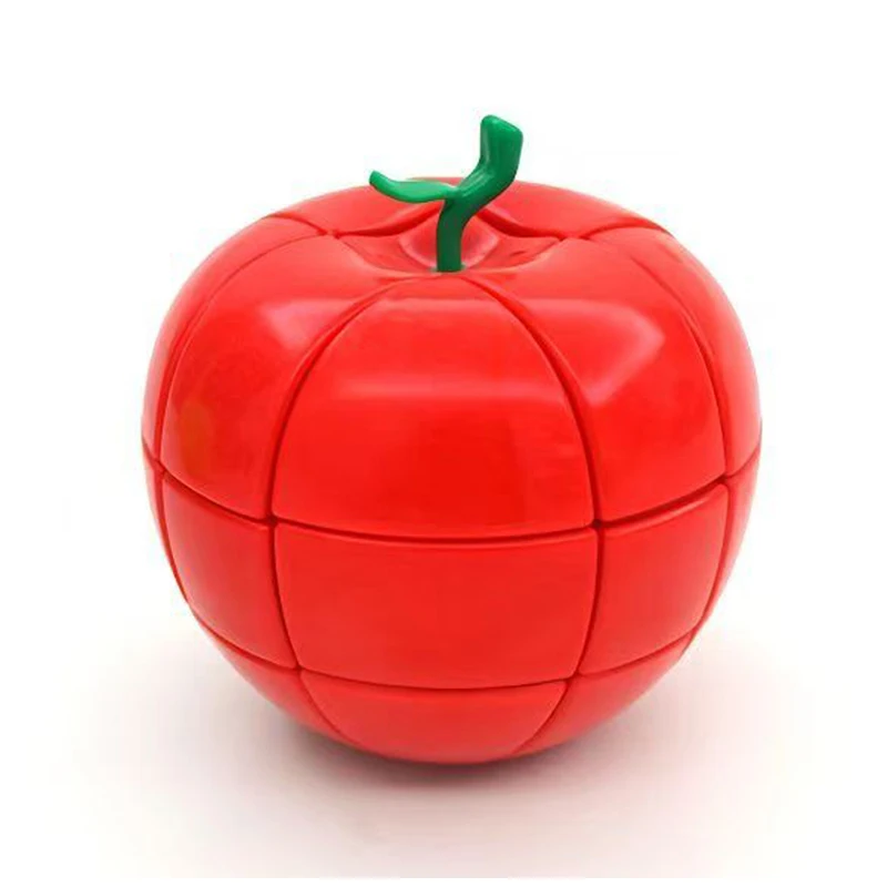 مكعب سرعة التفاح الأحمر 3X3X3 IQ المنطق التدريب دعابة الدماغ ألعاب تعليمية للأطفال المراهقين Zauberwurfel Куبيك روبيككا