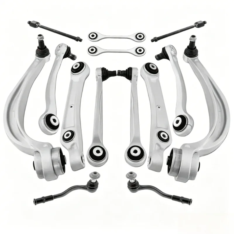 

14-piece Set (4M0407151, 4M0407151E, 4M0407151L, 4M0407151H Support Arms Suitable Fit for Audi Touareg Q7 Q8 Q8 E-tron