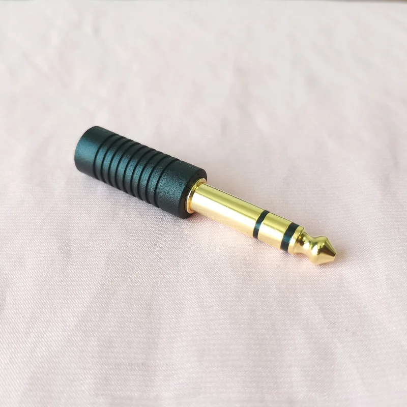 Conector de Cable para auriculares Shure SE846 6,35, 10 piezas, HIFI, cobre, 6,5mm, 3 polos, estéreo macho a 3,5 MM, enchufe hembra, Audio