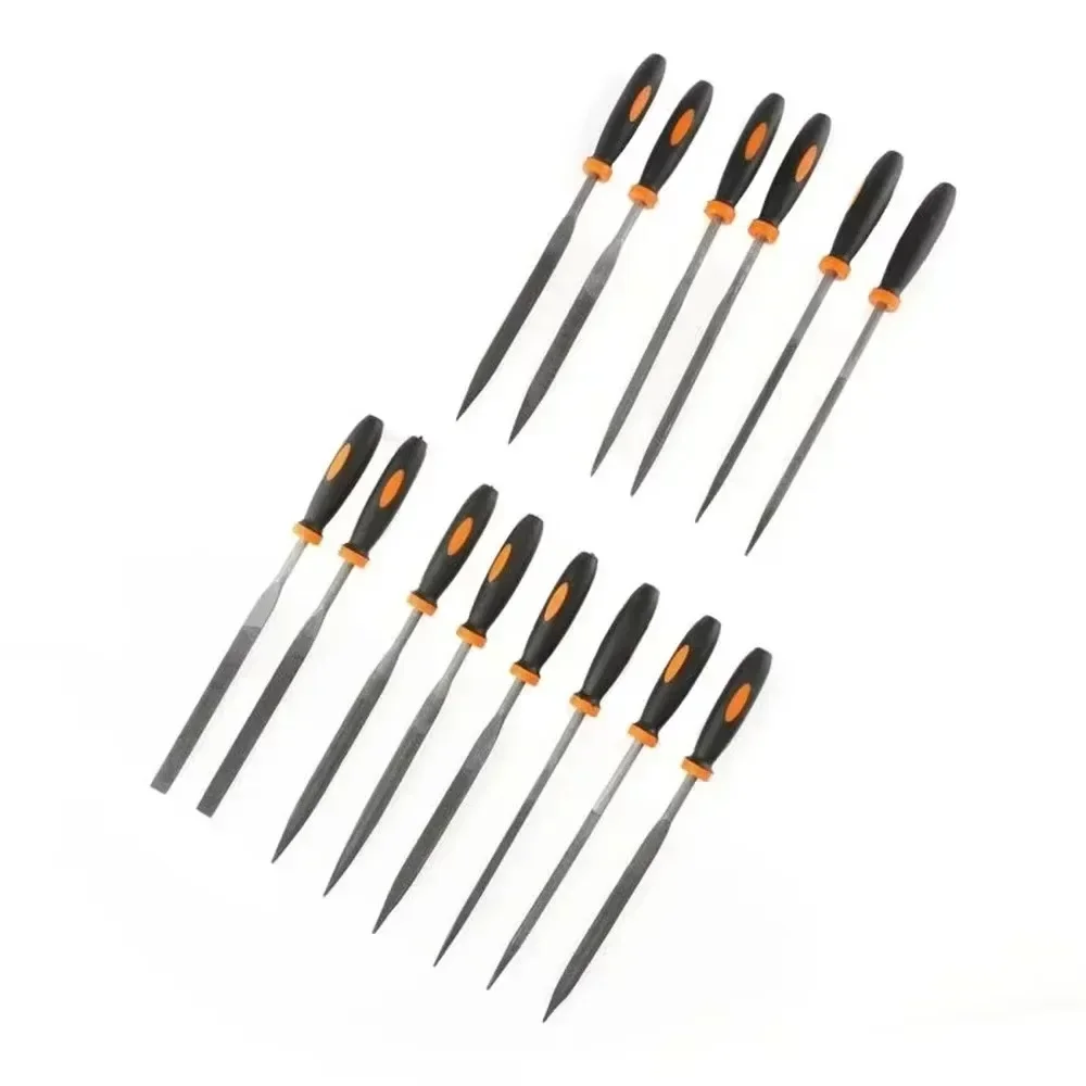 19pcs Metal File Tool Bag Drop Forged Alloy Steel File Set Precision Wood Handle Rasp File Tools for Metalwork Hand Files