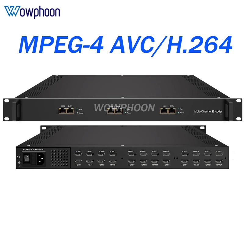 

Multi-Channel Encoder, 8 Channels, MPEG-4, AVC, H.264, 8CH HD SD Audio and Video Encoder, HDMI for Digital Distribution Systems