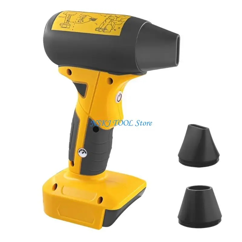 

L8RC Portable Jet Blower Fan with 4 Gears Adjustable Wind Speeds for 18-20V Battery