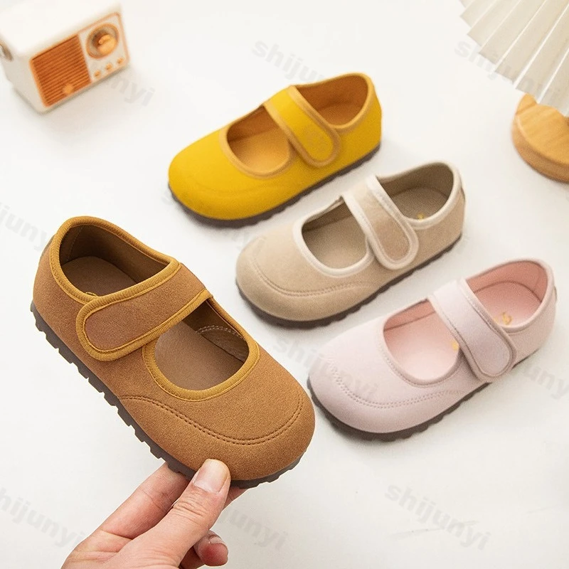 

2025 French Style Retro Girl Sweet Casual Shoes Spring Girls Mary Jane Flat Shoes Round Head Soft Bottom Versatile Single Shoes