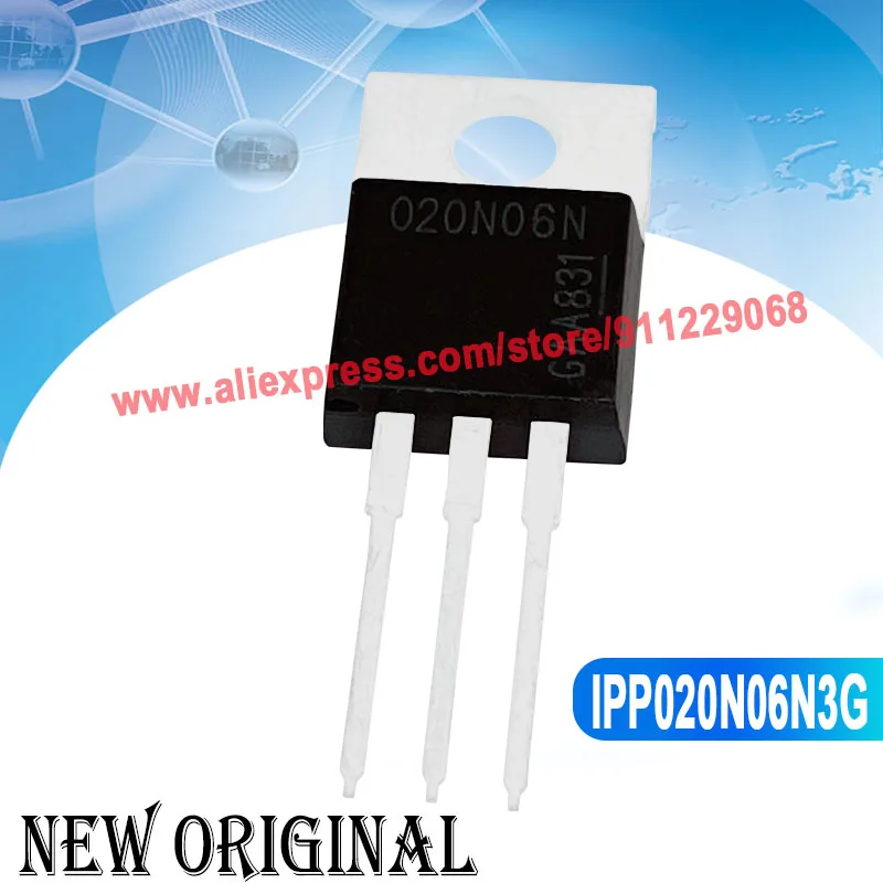 (5piece) SGP04N60 G04N60 TO-220 / IPP020N06N3G 020N06N / FDP150N10A 150N10A 100V 50A / IXGP16N60B2D1 600V 16A TO-220