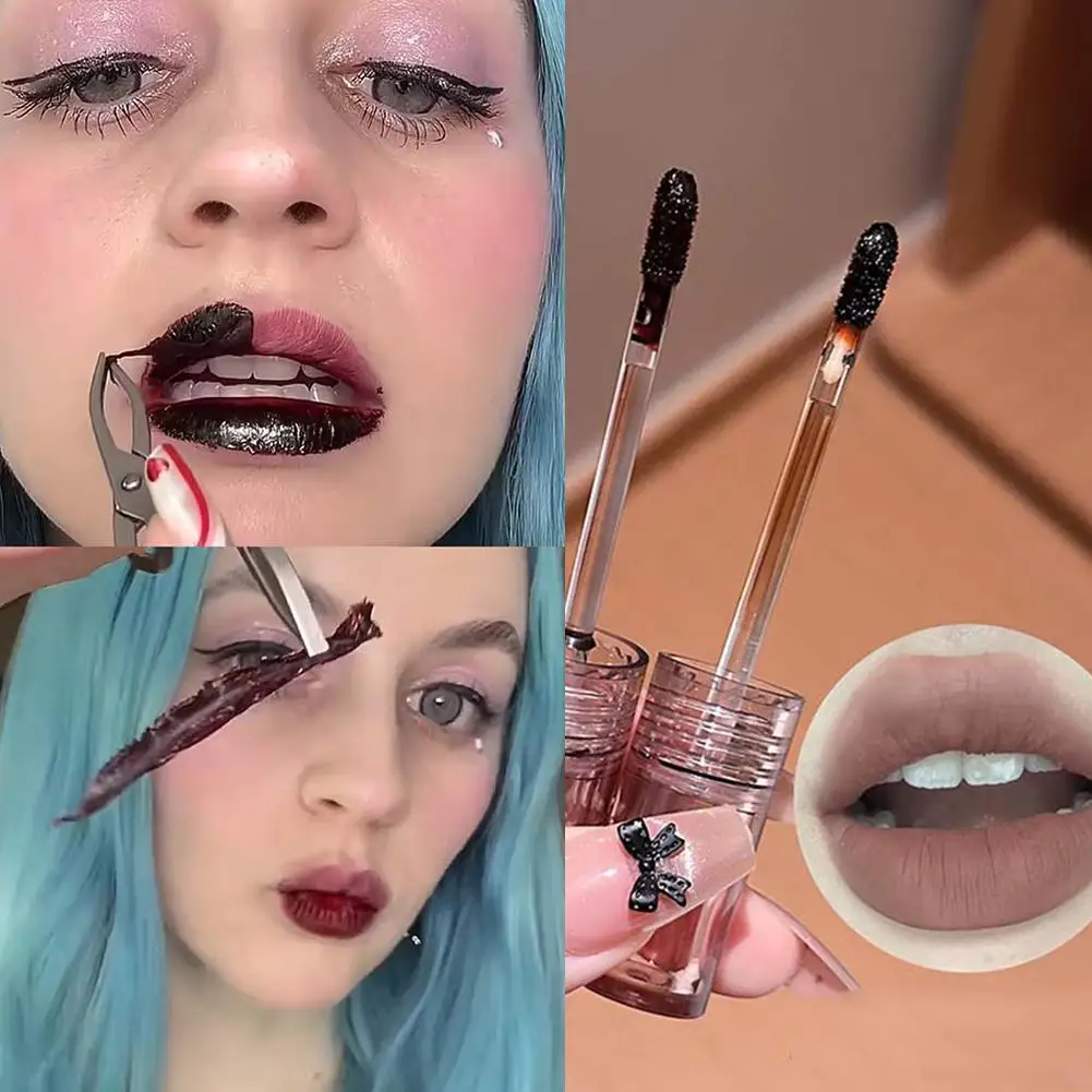 Mokka Brown Peel Off Lip Tint Makeup Peel Off Dye Lippenstift Wasserdicht Matte Lip Lip Stain Korean Tear-off Cosmetics Gloss R L7E7