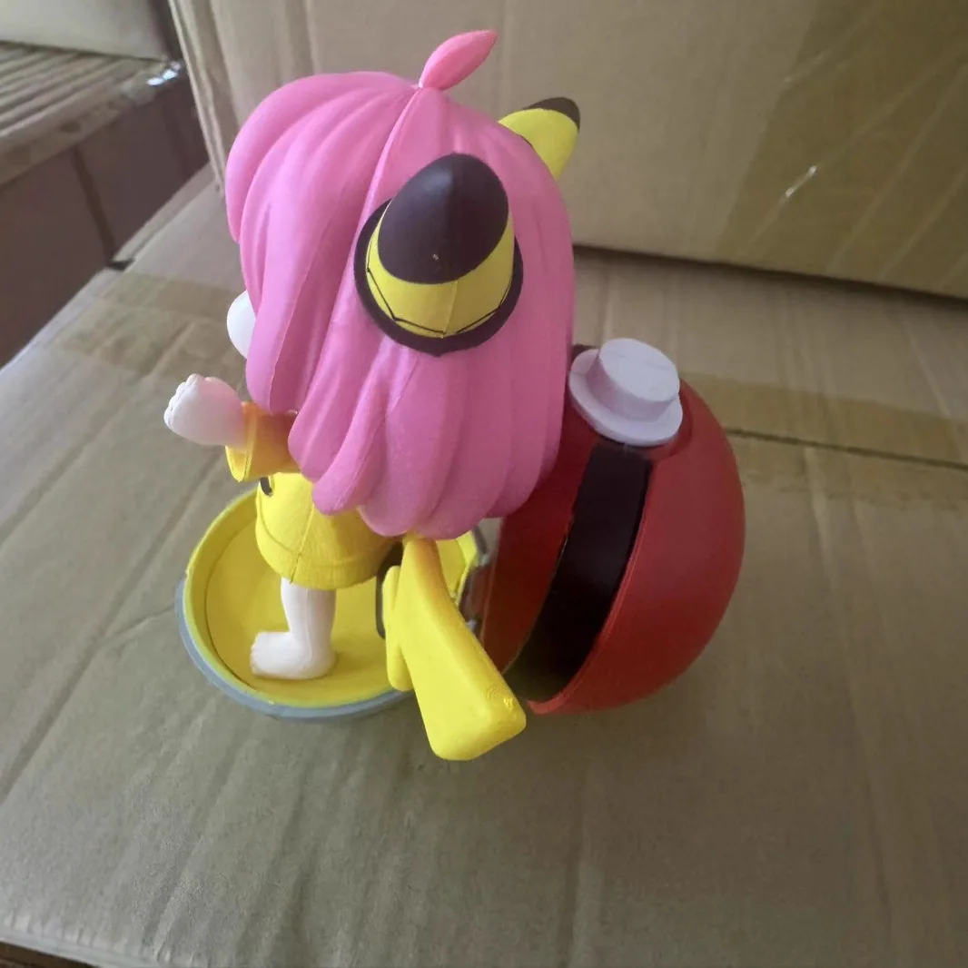 Cute Anya Forger Chibi Figure Spy X Family Anime Pc Case Desktop Ornament Desktop Decoration Toy Birthday Gift For Anime Fans