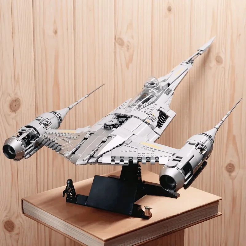 N-1 Starfighter Tech Series Brick Model DIY Assembled Desktop Display Ornament Versatile Creative Toys for Party Holiday Gifts view 3