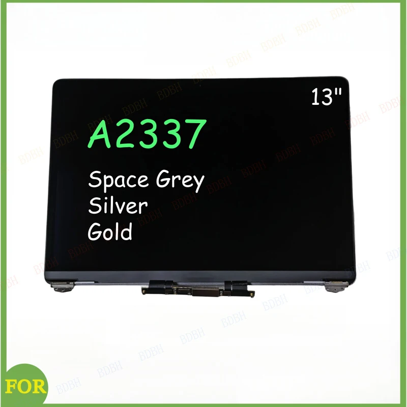 

BDBH серый/серебристый/золотой новый сменный экран для Macbook Air A2337 13,3 дюйма, 2560 x 1600, полный ЖК-экран в сборе, EMC3598 MGN63/73