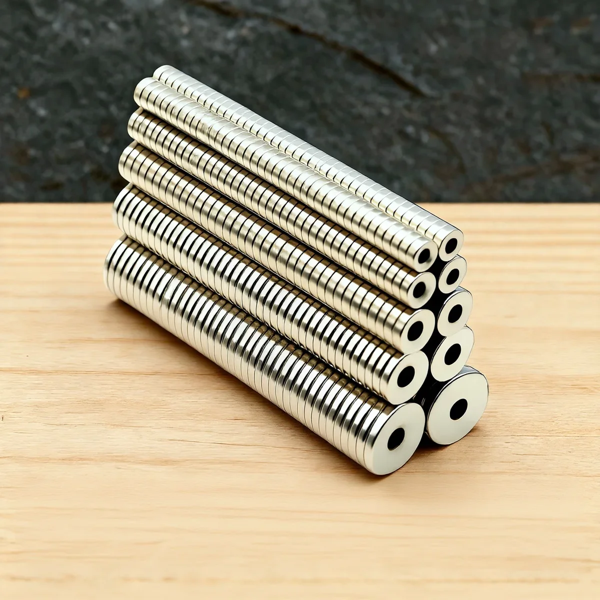 

Мощный неодимовый магнит, круглый, сверхсильный, N35, с отверстием, NdFeB, постоянный магнит, магнит для холодильника