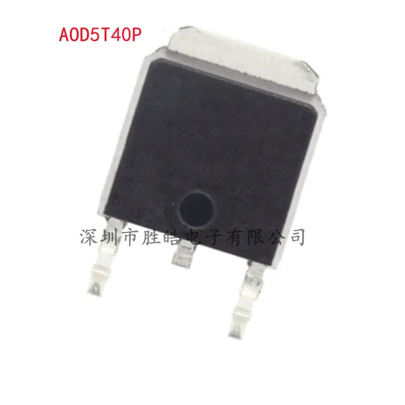 

(10PCS) NEW AOD5T40P D5T40P 3.9A 400V TO252 Field-Effect Transistor MOS Integrated Circuit