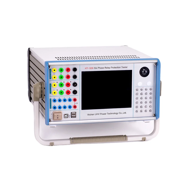 -1200 Protection Relay Test Units System Kit Microcomputer Relay Protection Tester 6 Phase Protection Equipment Relay Test