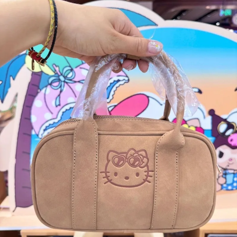 

Hello Kitty Makeup Bag Versatile Kawaii Anime Retro Fashion Women Accessories Earphones Storage Decoration Girl Gift Wholesale