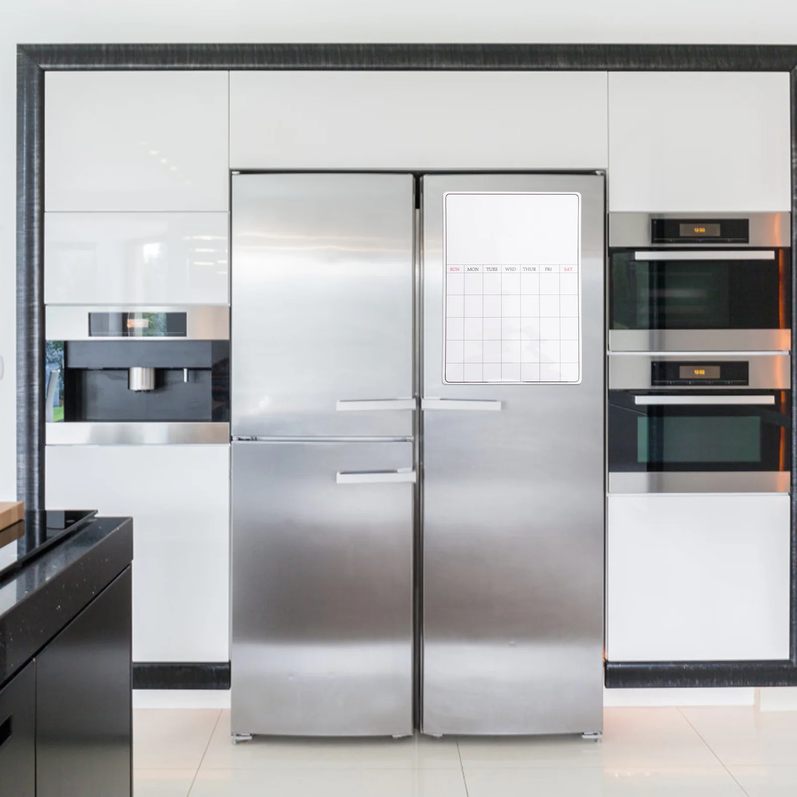 

2Pcs Magnetic Plan Board Erasable Writable Fridge Message Board Household Schedule Reminder Note Organizer Fridge Schedule