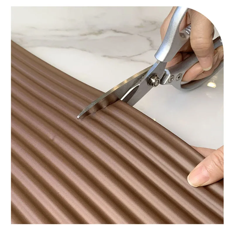 Grille Plate Self-adhesive Wall Stickers Bump Soft Waterproof Anti-collision Baseboard Living Room TV