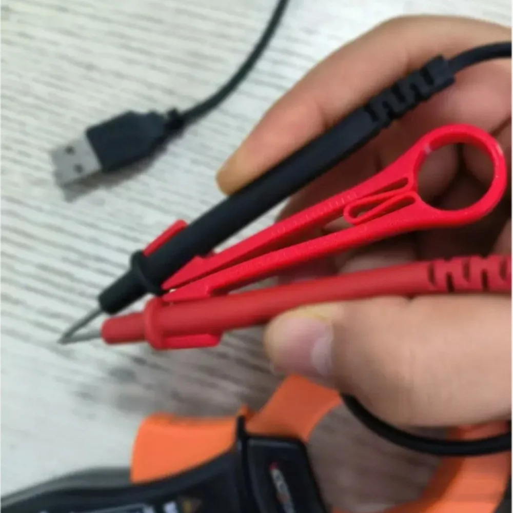 مريح متر تحقيقات كليب المتعدد التحقيق اختبار حامل لقط أداة الاختبار الكهربائي إمدادات الطاقة أداة إصلاح يد واحدة #5