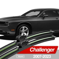 For Dodge Challenger 2007-2023 Front Windshield Wiper Blades 2x Windscreen Window Accessories 2009 2010 2011 2014 2016 2018 2020