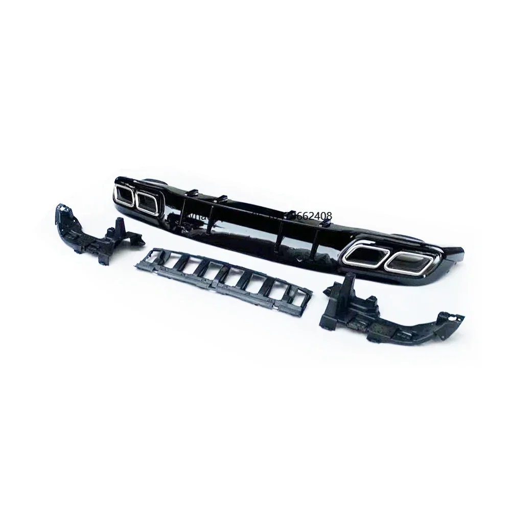 

C63s Style 4 Outlet ABS Rear Diffuser Splitter for W205 C205 Coupe 2DR C200 C220 C300 C43 C63 With Package 2015 - 2022