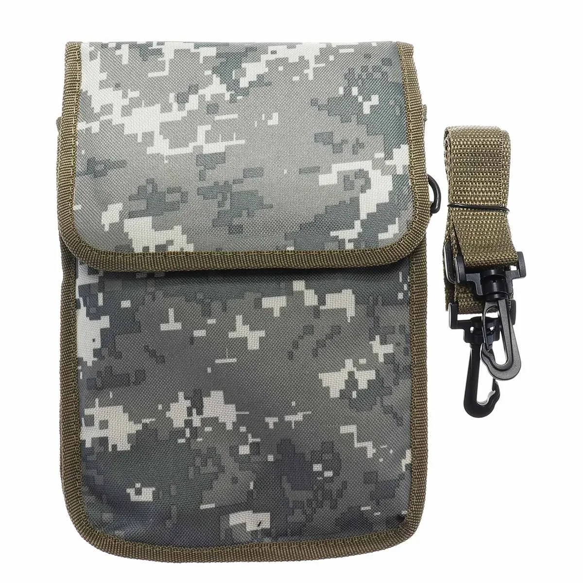 Camo Oxford Metal Detector Bag Shoulder Waist Belt Pouch Good Luck Gold Nugget Bags For Metal Detecting Measuring Instruments