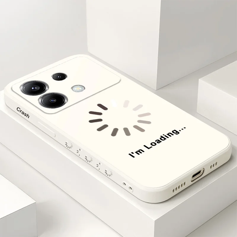 Verzögerung Bild Telefon Fall Für Xiaomi Poco F7 X7 X6 F6 M6 M5 M5S F5 X5 F4 X4 M4 F3 M3 X3 Pro 4G 5G GT Silikon Abdeckung