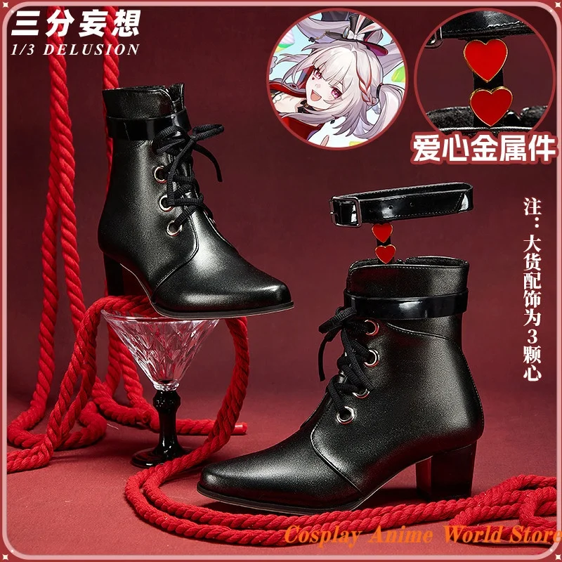 

В наличии: Косплей-обувь Sparxie, реквизит для косплея, обувь mIHOYO Honkai Star Rail, для Хэллоуина, женские сапоги на высоком каблуке для ролевых игр